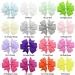 Hair Clips 40 color grosgrain ribbon bow hairpin color solid color girl hairpin hairpin bow Blue Hair Clips (Size : Champagne) - Buy Online on GoSupps.com