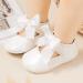CENCIRILY Baby Girl Mary Jane Shoes | Anti-Slip Soft Sole Flats for First Walking | Princess Wedding Dress Shoes for 0-18 Months | White, 0-6 Months - Buy Online on GoSupps.com