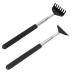Vocibo back scratches pull -out 2 pieces of scratch hand back scratches back scratcher scratch arm back back scratch stainless steel for scratching the head and back body massage (black)
