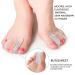 Toe Spreader for Hallux Valgus | Silicone Toe Separator & Bunions Relief | 8 Pack Overlapping Toe Spacer - Buy Online on GoSupps.com