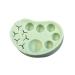 Plateau de palette de maquillage - palette pour sourcils 6 5 x 6 x 1 5 cm l gant pr sentoir pour cosm tiques plateau organisateur de l'apparence | Stockage durable du maquillage pour Tavoloz Army Green