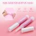 500Pcs IKOCO Natural Coffin Nail Tips Set with Accessories - Ballerina False Nails Kit for Salons and DIY Nail Art - Half Cover White Acrylic Nails - Buy Online on GoSupps.com