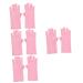 FRCOLOR 4 Pairs Nail Gloves Uv Shield Mittens Nail Art Gloves Nail Molding Gel Nail Art Salon Gloves Moisturizing Gloves Anti-uv Gloves for Gel Nail Lamp Nail Supplies Manicure Spandex