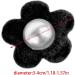 hgnxa Girl Flower Flocking Hair Clip Sweet Handmade Cute Hair Duckbill Clip Headwear Hair Headwear for Women Girl Brown hollow flower - Buy Online on GoSupps.com