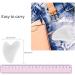 Buy 100% Natural Heart-Shaped Gua Sha Stones - White Jade Massage Tool for Face Eyes and Neck | Skin Care & Relaxation - 2 PCs - Buy Online on GoSupps.com
