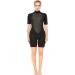 FLEXEL Wetsuit Shorty Women Men 3mm Neoprene Surf Diving Suit 2mm Short Sleeves Swimsuit - Black Medium - Buy Online on GoSupps.com