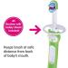 MAM Learn to Brush Set - 2 Baby Toothbrushes with Safety Shields | Ideal for Infants | Baby Training Toothbrush in Pink/White - Buy Online on GoSupps.com