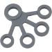 Hand Grip Strengthener Washable Soft Silicone Finger Exerciser Lightweight for Elderly for Weak Hands Dark Grey - Buy Online on GoSupps.com