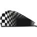 3D Black & White Checkerboard Hair Towel | Ultra-Soft Super Absorbent Microfiber Wrap for Long Curly & Thick Hair - Quick Dry Coral Velvet - Buy Online on GoSupps.com