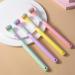 Three-Sided Soft Hair Toothbrush for Adults & Children - Effective Manual Design for Deep Cleaning Teeth & Gums - Random Color - Buy Online on GoSupps.com