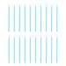 200pcs Lipstick Applicator Lip Brush Applicator Makeup Tool Kit 9X0.4CM Blue