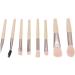 Eyeshadow Brush Makeup Brushes Set Professional Fluffy Grip Powder 8 Pieces for Women for Daily Makeup Ivory - Buy Online on GoSupps.com