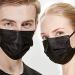 100PCS 3-Ply Black Disposable Face Mask for Filter Protection - Buy Online on GoSupps.com