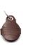Copter Farm Dog Brand Bag | Engraved Leather Dog Collar | Customizable Art & Real Leather | Unique Brown & Pear Design - Buy Online on GoSupps.com