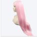 BGHJUE Long Pink Synthetic Wig with Bangs | Realistic Scalp Hair Accessories for Women - Buy Online on GoSupps.com