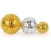 Chi Enterprise Magnetic Massage Balls - Acupressure Therapy Fascia Balls (2 Gold Hedgehog Balls 55mm 474 Needles) - International Shipping Available - Buy Online on GoSupps.com