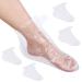 JEXOWIQ100 pcs Chaussettes Jetables en Plastique masque pied pour P dicure et Cire de Paraffine Ensemble de bain de cire de paraffine chaussettes de bain thermiques Avec 100 Autocollants