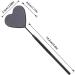 BUCICE Large Lash Mirror Detachable Stainless Steel Makeup Tool for Eyelash Extension, Heart-Shaped Design in Black - Buy Online on GoSupps.com