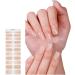 Ruarby Short Square Press on Nail Rhinestones French Fake Nails Acrylic False Nails Artificial Nails Glues on Nail for Womens - Buy Online on GoSupps.com