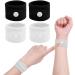 ACWOO Motion Sickness Wristbands 2 Pairs - Natural Anti-Nausea Relief for Kids & Adults - Car, Sea, Flying Travel - Black+White - Buy Online on GoSupps.com