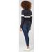 HAPPY MAMA Maternity Nursing Zipped Sweatshirt 1110 - Striped Jumper, Size 10, Graphite - Buy Online on GoSupps.com