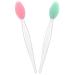 Silicone Lip Brush Tool Lip Brush for Smoother and Fuller Lip Appearance (2 pcs, Mix) 2 Count (Pack of 1) Mix