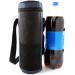 2L Waterproof Insulated Cooler Oxford Water Bottle Sleeve Carry Bag with Adjustable Strap - Blue - Buy Online on GoSupps.com