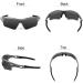 Vilisun Polarized Sports Sunglasses - UV400 Unisex Bicycle Glasses with 5 Interchangeable Lenses for Cycling Running Climbing & Outdoor Activities - Smoke Gray - Buy Online on GoSupps.com