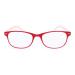 Red Nerd Blue Light Glasses Women to Look Chic High Vision - Oversize Reading Glasses Frames for Women - For All Face Shape Magnifying Glasses for Reading - Reading Glasses 1.0 Red 1.0 x