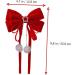 MAGICLULU 1pc Hair Accessories Girl Hair Clips Satin Hairpin Barrettes for Hair Christmas Bow Hairpin Satin Hair Clips Bowknot Hair Clips Tiara Bow Tie Ribbon Red Flocking Child - Buy Online on GoSupps.com