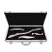 Cza profession guasha massage set iastm tool kit 4pcs myofascial physiotherapy for soft tissue mobilization muscle relaxation stainless steel-scrub