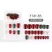 dijiusidy False Nail Perfect Matching Simple to Wear Fingernail Full Coverage Press Type Strong Viscosity Adjustable Paster Type 7 F741 Type 7 F741 - Buy Online on GoSupps.com
