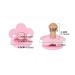 Shop Newborn Flower Silicone Pacifiers | Teething Calm Toys | Kaur Wahnen Green Pacifier Brush - Buy Online on GoSupps.com