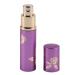 Verdant Touch Perfume Atomizer Portable Perfume Atomizer Spray Bottle 10ml Aluminum Cosmetic Container (Purple)