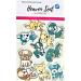 10x Dog Breed Clipart 5cm Edible Thick Wafer Card Standing Cupcake Toppers Birthday Party Cake Decorations Easy to cut