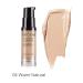 Allbestaye Full Coverage Concealer Corrector Cover Pimples Freckles Scars Moisturizing Brighten Skin Color Liquid Cream 04#