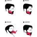 Professional Black Beard Stencils | Goatee & Sideburn Styling Tool | Beard Care Essentials - Buy Online on GoSupps.com