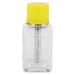 PATKAW Clear Pump Dispenser Bottle - 6oz Multi-function Press Type Bottle with Metal Flip Cover - Liquid Pressing Bottle Nail Polish Remover Dispenser Refillable Bottle