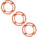 Haofy 3PCS Razor Retaining Ring Set - Orange Blade Retaining Rings for Norelco Series 7000 & 9000 RQ12 - International Shipping Available - Buy Online on GoSupps.com