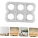 PRETYZOOM Egg Storage Rack Mold Silicone Molds Resin Molds Candle Resin DIY Mold Manual Mold Crystal Cake Mold - Buy Online on GoSupps.com