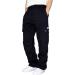 Fupinoded Men's Cargo Jogger Pants - Athletic Workout & Hiking Apparel | Funny Gift for Men | Navy, Medium - Z230406a - Buy Online on GoSupps.com