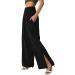 ZCVBOCZ Women's Linen Palazzo Pants - High Waisted Wide Leg Beach Trousers with Pockets - Buy Online on GoSupps.com