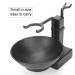 Premium Shaving Stand & Bowl Set - Men's Gift Razor & Brush Holder - Black Soap Shell Shaving Accessories - Buy Online on GoSupps.com
