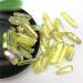 50g Electroplated Yellow Titanium Aura Lemurian Crystal Wand Point Crystal Stone Decor Natural Stones - Stones - - (Size: 50 Grams) Full of Texture
