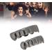 Shop Hip Hop Prop Teeth Accessories - Shiny Black Brass & Silicone Decoration for Halloween Party Gifts - Buy Online on GoSupps.com