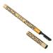 Healeved 2pcs Leopard Cover Eyebrow Pencil Longlasting Professional Eyebrow Makeup Pencil and Brush 1 count (Pack of 1) Black