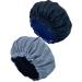 2 Pack Bonnet Silk Bonnet Satin Bonnet Silk Bonnet for Sleeping Hair Bonnet for Sleeping Oversized Reversible Adjustable Nightcap Satin Hair Bonnet for Sleeping Silk Hair Bonnet Bonnets Hair Bonnet Black And Grey