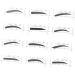 Beavorty 24 pcs 48 beauty tools for women gentle reminder eyebrow shaping stencils eyebrow template tool DIY - Buy Online on GoSupps.com
