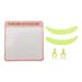Lash Extension Separator Tool Silicone Base and Frog Legs Reusable Washable Efficient for Lash Extensions (Yellow)