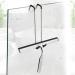 Glass Magnetic Window Cleaner Squeegee Cleaner Shower Kitchen Bathroom Mirror Rubber Wiper with Hanger Hook Rack - Buy Online on GoSupps.com